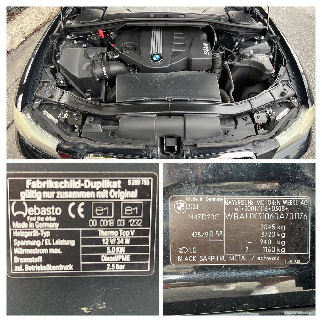 BMW 320 320d/2010/MAN6-2MAJ-WEBASTO