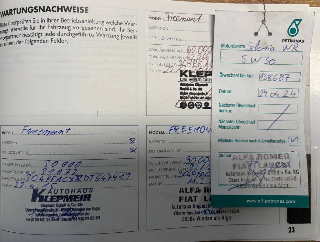 Fiat Freemont 2.0MJT-170/2014/7MÍST,MAN6-KŮŽ