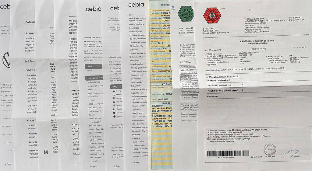 Volkswagen Sharan 2.0TDI/2016/CUP-2MAJ-S.KNIHA