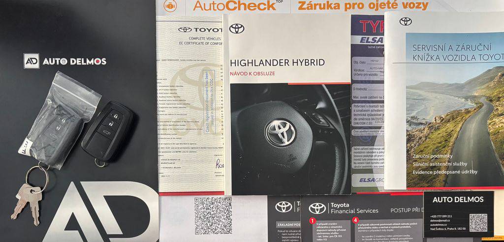 Toyota Highlander 2.5HEV e-CVT.CZ.DPH.PRESTIGE.1M-ZÁRUKA 