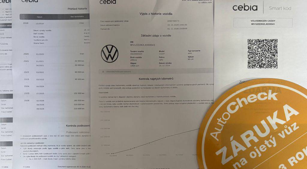 Volkswagen Caddy 2.0TDI-90KW/2020/4X4.TAŽNÉ.1MAJ-ZÁRUKA 12